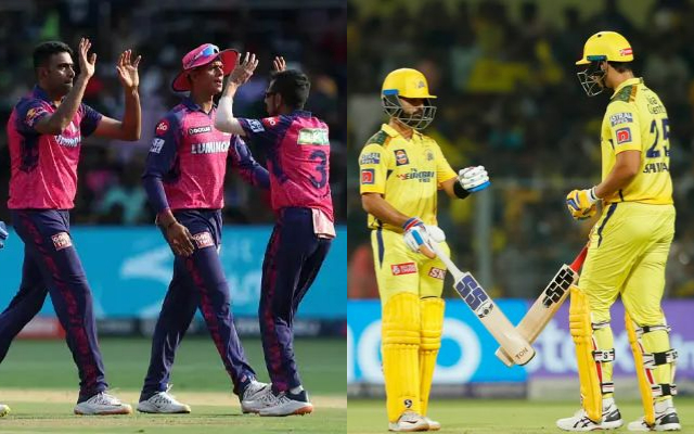 Rajasthan Royals vs Chennai Super Kings (Image Credit- Twitter)