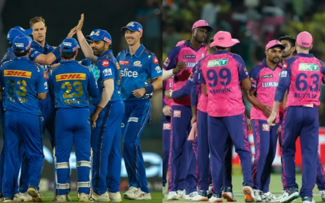 Mumbai Indians vs Rajasthan Royals (Image Credit- Twitter)