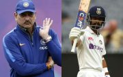 Ravi Shastri and Ajinkya Rahane (Image Credit- Twitter)