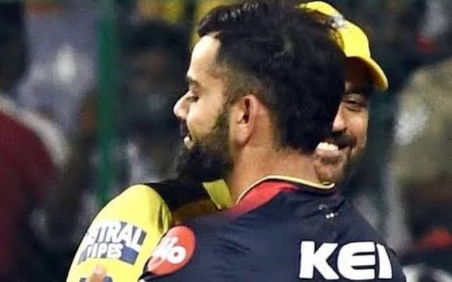 MS Dhoni Virat Kohli (Photo Source: Twitter)