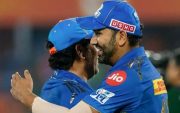 Sachin Tendulkar and Rohit Sharma. (Image Source: BCCI-IPL)