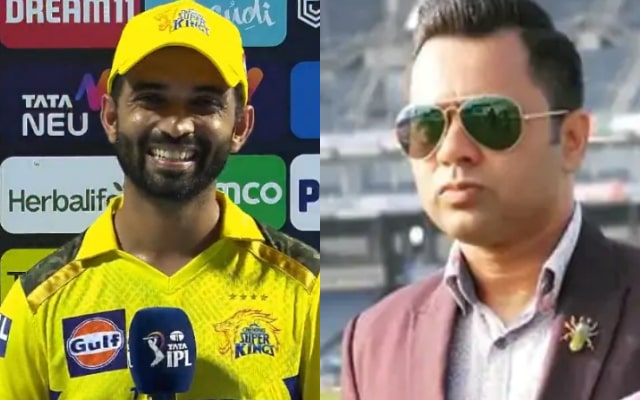 Ajinkya Rahane And Akash Chopra ( Photo Source: Twitter)
