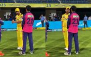 Dhruv Jurel and MS Dhoni (Image Source: Twitter)