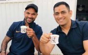 Shikhar Dhawan MS Dhoni (Photo Source: Twitter)