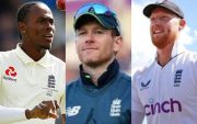 Eoin Morgan, Ben Stokes and Jofra Archer (Photo Source: Twitter)