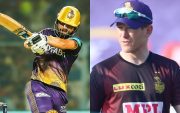 Eoin Morgan And Rinku Singh (Photo Source: Twitter)