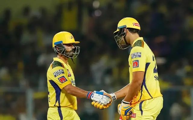 Ajinkya Rahane and Shivam Dubey (Image Credit- Twitter)