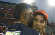 Hardik Pandya and Shikhar Dhawan (Image Source: PBKS Twitter)