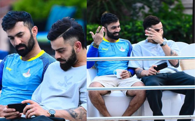 Dinesh Karthik And Virat Kohli (Image Credit- instagram)