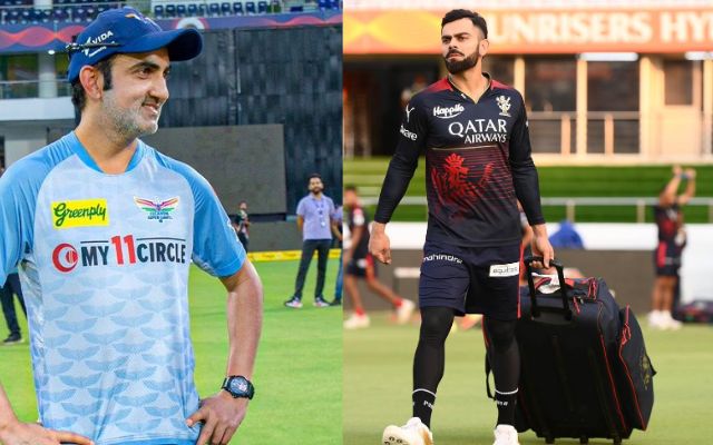 Virat Kohli & Gautam Gambhir (Photo source: Twitter)