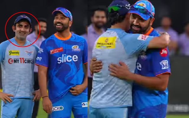 Gautam Gambhir & Rohit Sharma (Photo Source: Twitter)