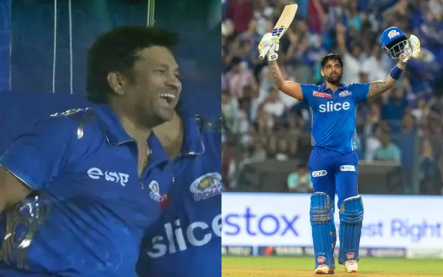 Sachin Tendulkar And Suryakumar Yadav (Photo Source: Twitter)