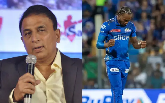 Sunil Gavaskar And Jofra Archer (Photo Source: Twitter)