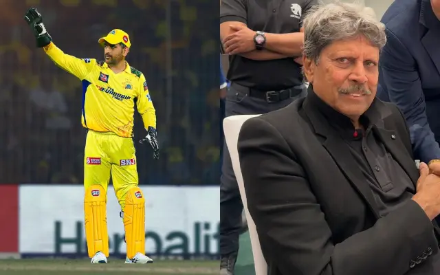 Kapil Dev And MS Dhoni (Photo Source: Twitter)