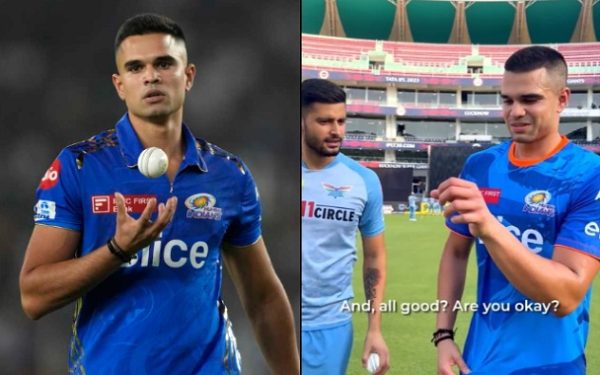 Arjun Tendulkar. (Image Source: BCCI-IPL/Twitter)