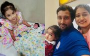 Ambati Rayudu with his family. (Image Source: Instagram)