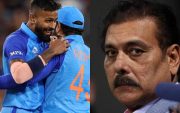 Hardik Pandya Rohit Sharma Ravi Shastri (Photo Source: Twitter)