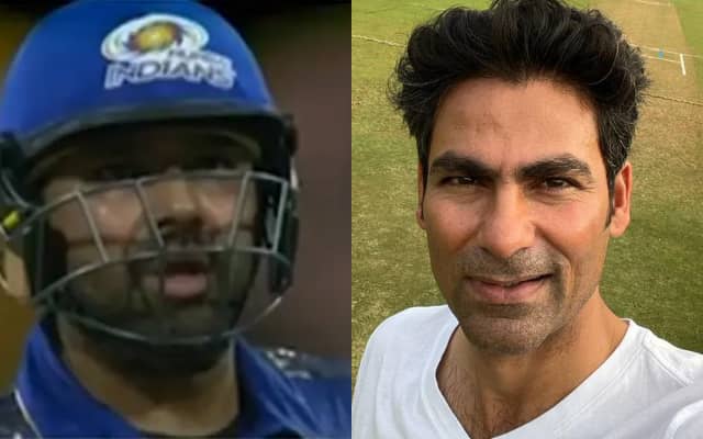 Rohit Sharma and Mohammad Kaif (Pic Source-Twitter)