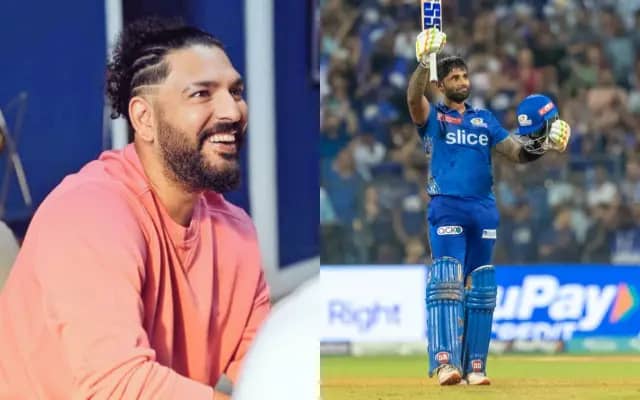 Yuvraj Singh and Suryakumar Yadav (Pic Source-Twitter)