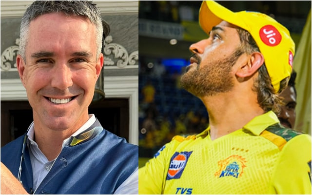 MS Dhoni And Kevin Pietersen (Photo Source: Twitter)