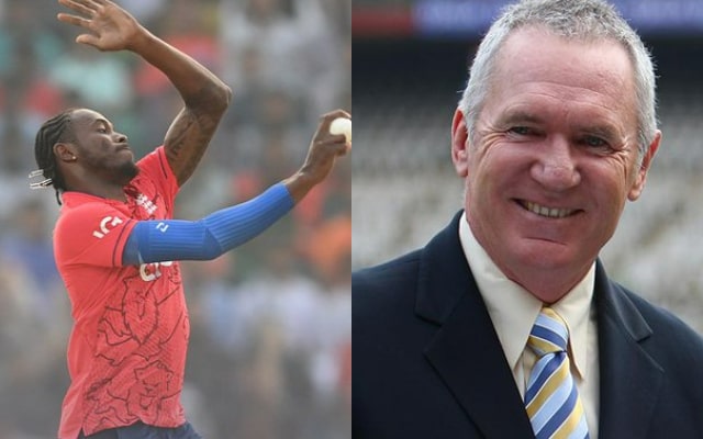 Allan Border And Jofra Archer (Photo Source: Twitter)