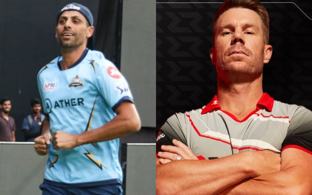 Ashish Nehra And David Warner (Photo Source: Twitter)