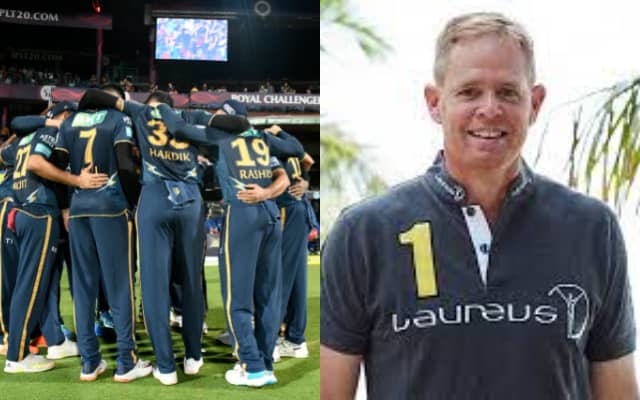 Gujarat Titans and Shaun Pollock (Pic Source-Twitter)