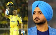 MS Dhoni and Harbhajan Singh (Pic Source-Twitter)