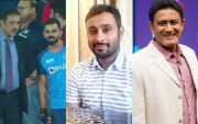 Anil Kumble, Ambati Rayudu, Virat Kohli And Ravi Shastri (Photo Source: Twitter)