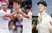 Stuart Broad, James Anderson and Steve Smith. (Image Source: Getty Images)