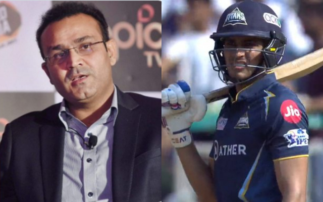 Virender Sehwag and Shubman Gill (Image Credit- Twitter)