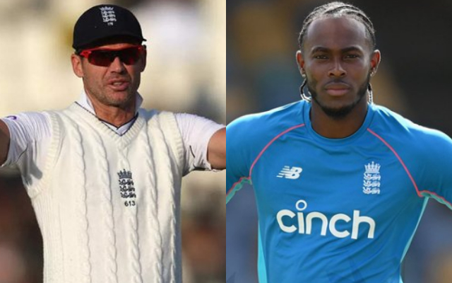 Jofra Archer and James Anderson (Image Credit- Twitter)