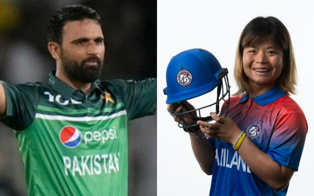 Naruemol Chaiwai and Fakhar Zaman (Image Credit- Twitter)