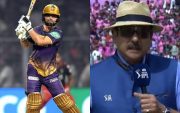 Rinku Singh and Ravi Shastri. (Image Source: BCCI-IPL/JioCinema