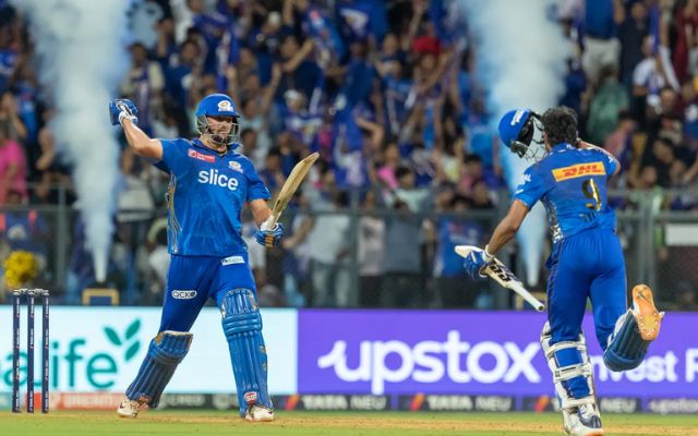 Mumbai Indians vs Rajasthan Royals (Image Credit- Twitter)