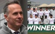 Michael Vaughan and England Test Team (Image Credit- Twitter)