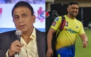 MS Dhoni And Sunil Gavaskar (Photo Source: Twitter)