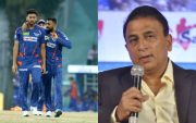 Krunal Pandya Sunil Gavaskar (Photo Source: Twitter)