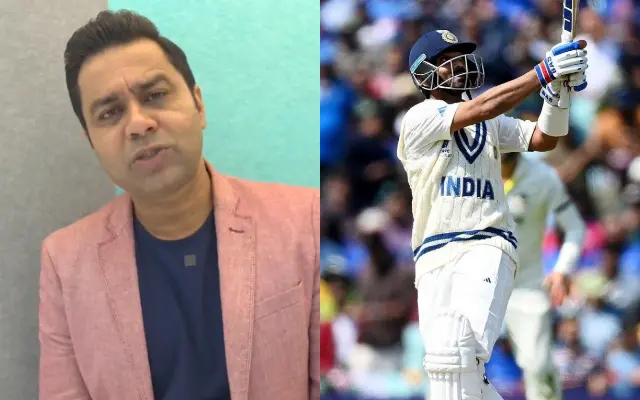 Aakash Chopra And Ajinkya Rahane (Photo Source: Twitter)