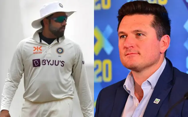 Rohit Sharma And Graeme Smith (Photo Source: Twitter)
