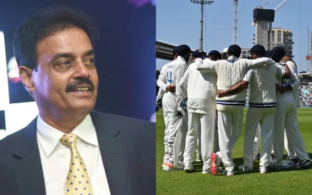 Dilip Vengsarkar And Team India (Photo Source: Twitter)