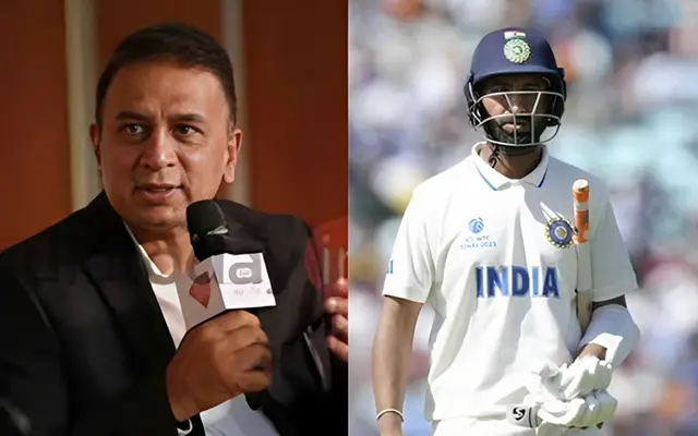 Sunil Gavaskar And Cheteshwar Pujara (Photo Source: Twitter)
