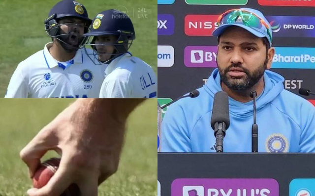 Rohit Sharma and Shubman Gill. (Image Source: Twitter)