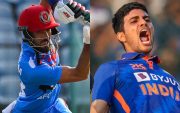 Ibrahim Zadran and Shubman Gill. (Image Source: Getty Images)