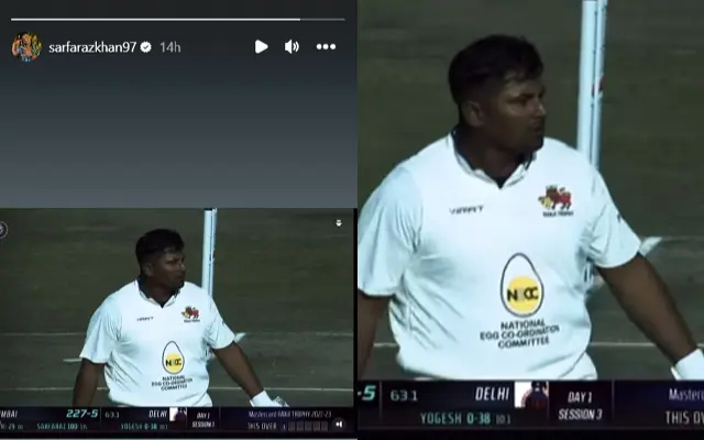 Sarfaraz Khan. (Image Source: Twitter)