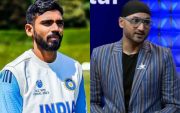 KS Bharat and Harbhajan Singh (Pic Source-Twitter)