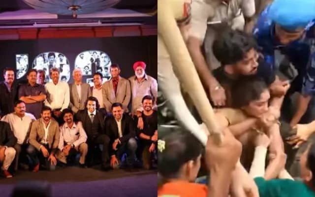 Kirti Azad and Sakshi Malik (Pic Source-Twitter)