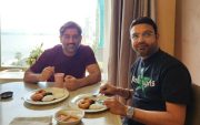 Dhoni And Hitesh Sanghavi (Photo Source: Twitter)