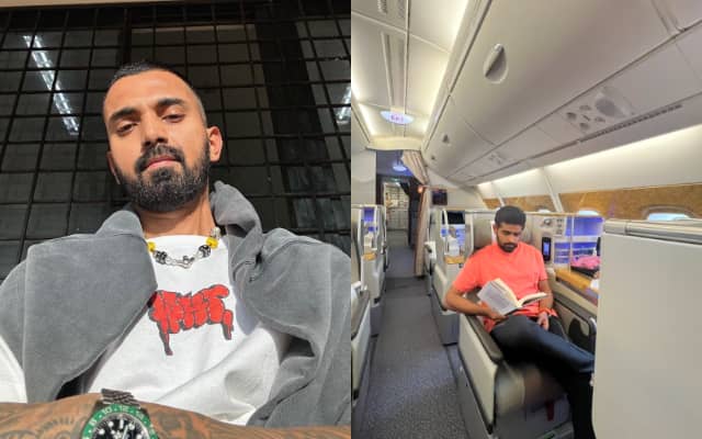 KL Rahul and Babar Azam (Pic Source-Twitter)