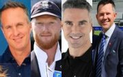 Michael Vaughan, Kevin Pietersen, Ricky Ponting And Ben Stokes (Photo Source: Twitter)